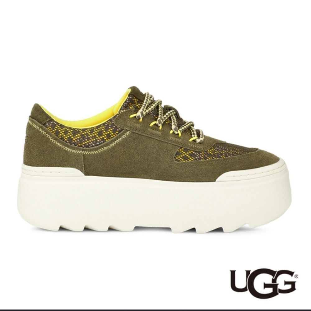 BRAND NEW UGG MARIN MEGA LACE HERITAGE BRAID PLATFORM SNEAKERS S2